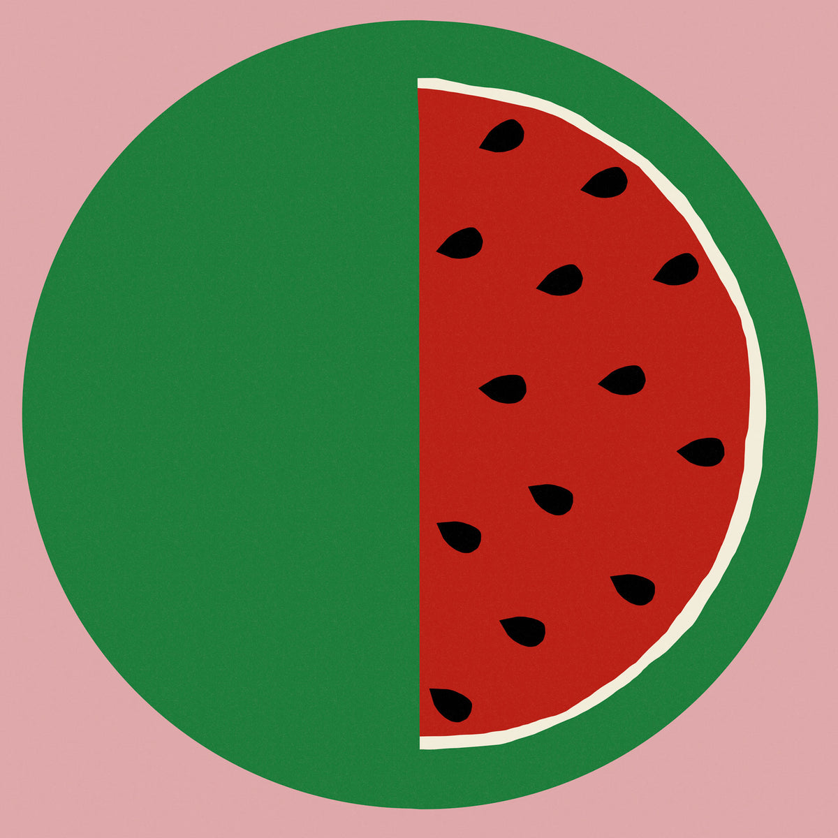 Watermelon greetings card – Lorna Freytag Illustration