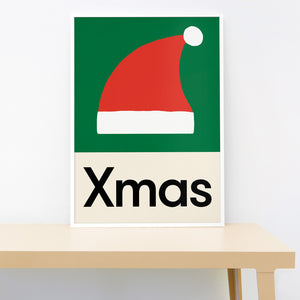 Open image in slideshow, Christmas Hat Print
