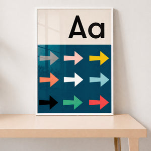 Alphabet Wall Prints for Nurseries & Kids Rooms | Lorna Freytag