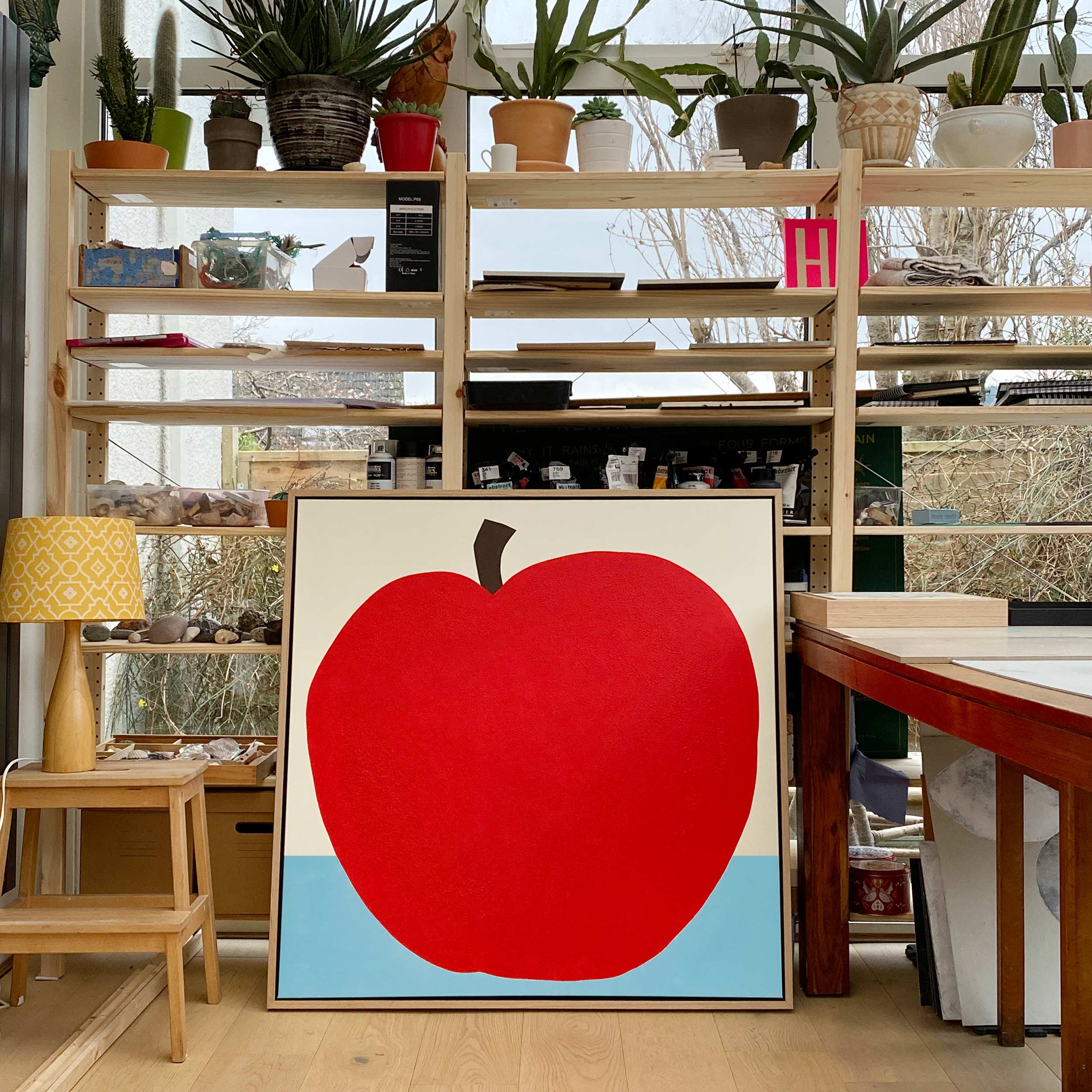 Apple painting
