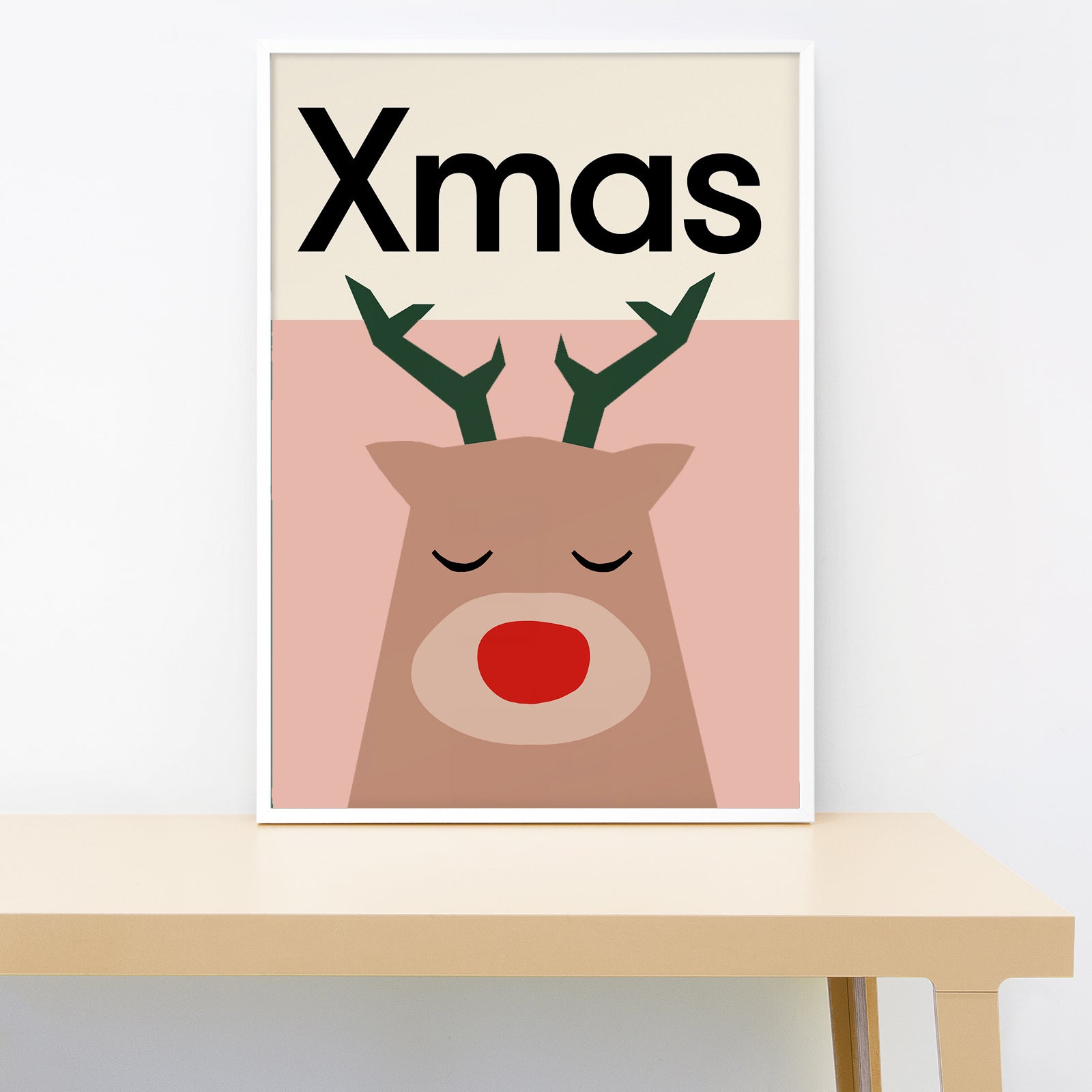 Christmas Reindeer Print