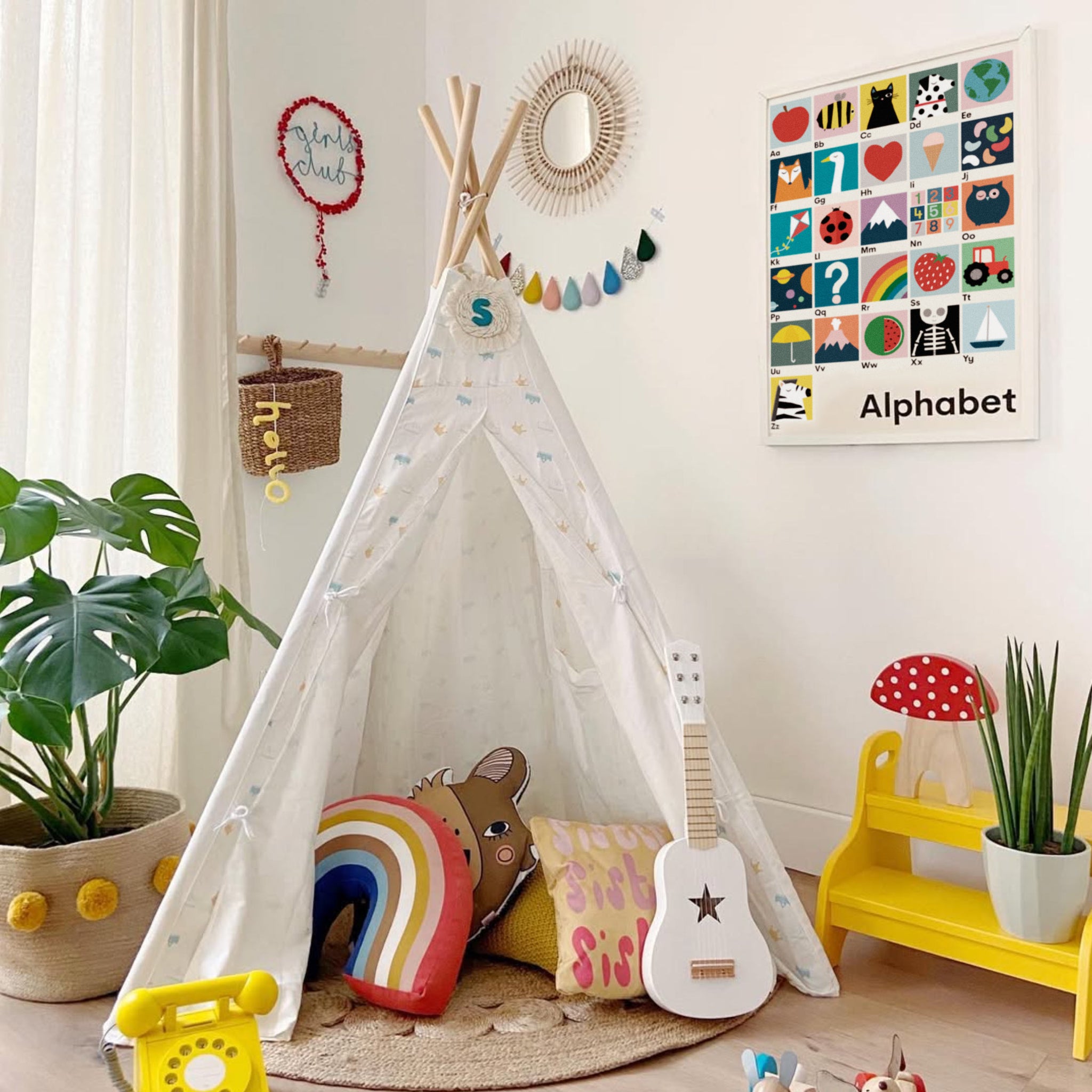 TYPOGRAPHYS アートポスターL（超大型A1サイズ）#7485 Full Alphabet Wall Print A–Z for Nursery | Lorna Freytag – Lorna