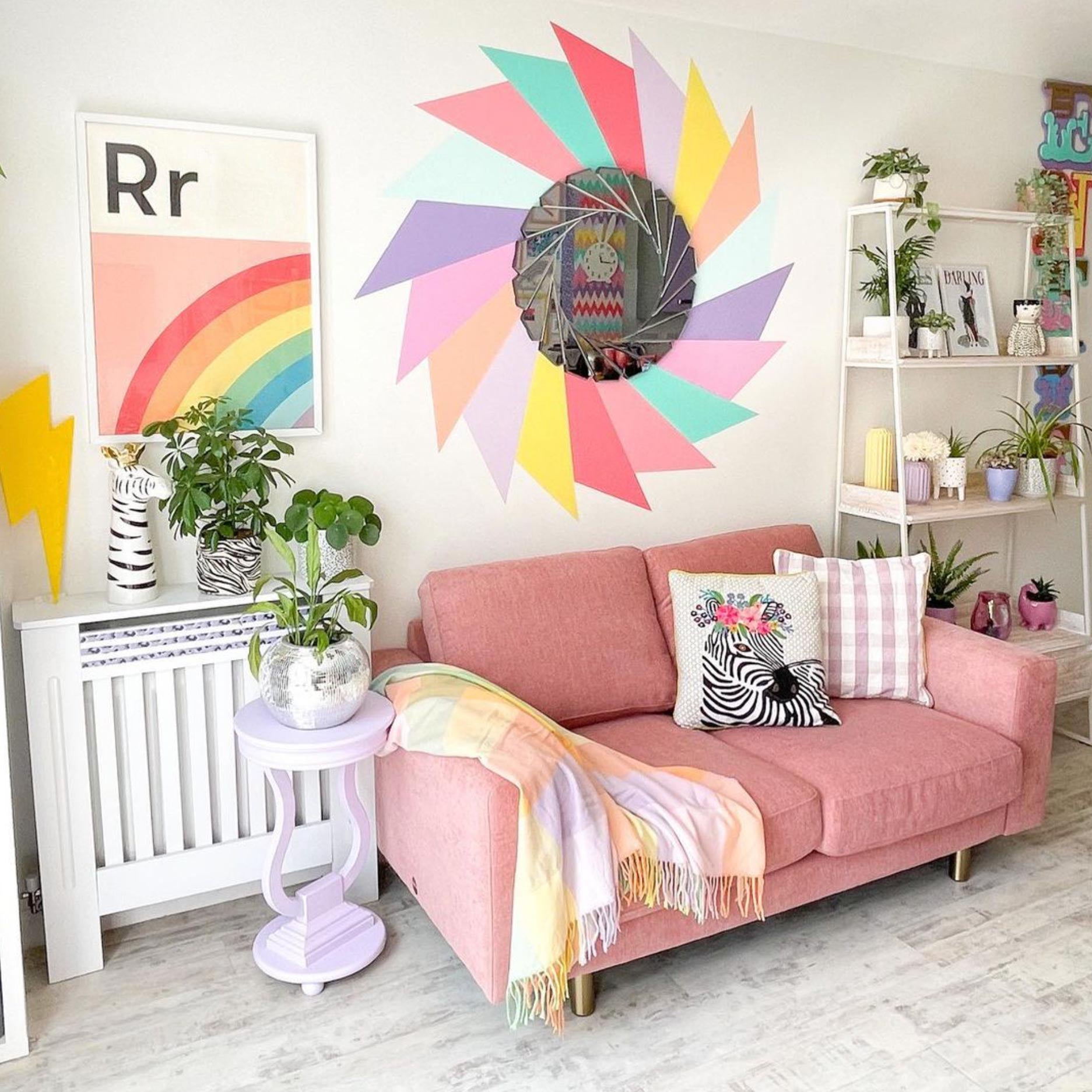 Room Decor With R Letter R Rainbow | Alphabet Wall Print for Nursery & Kids Room | Lorna ...