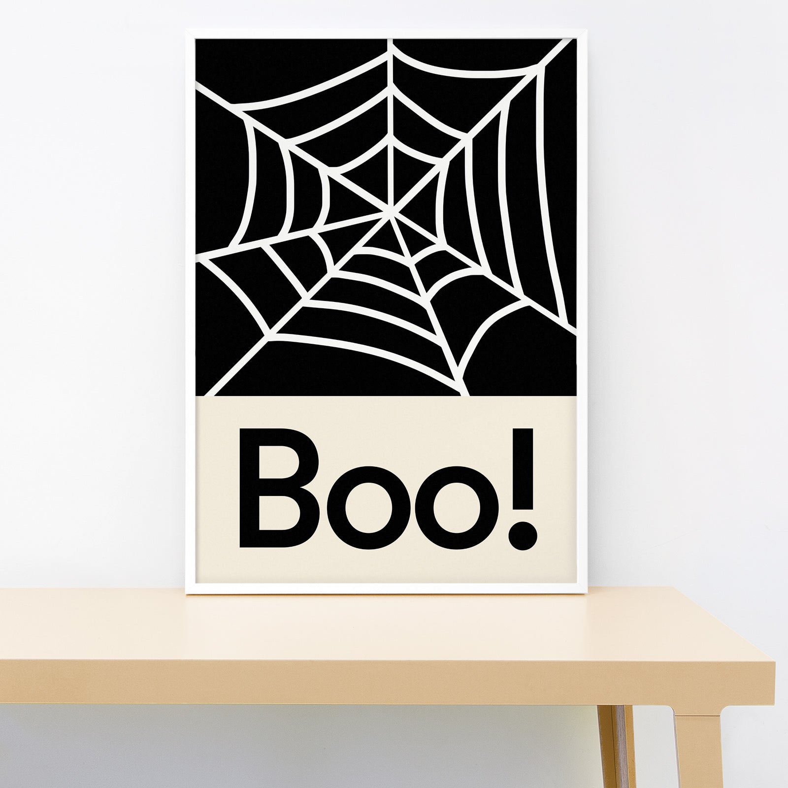 Halloween Spiderweb Print