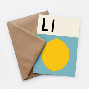 Open image in slideshow, Lemon card
