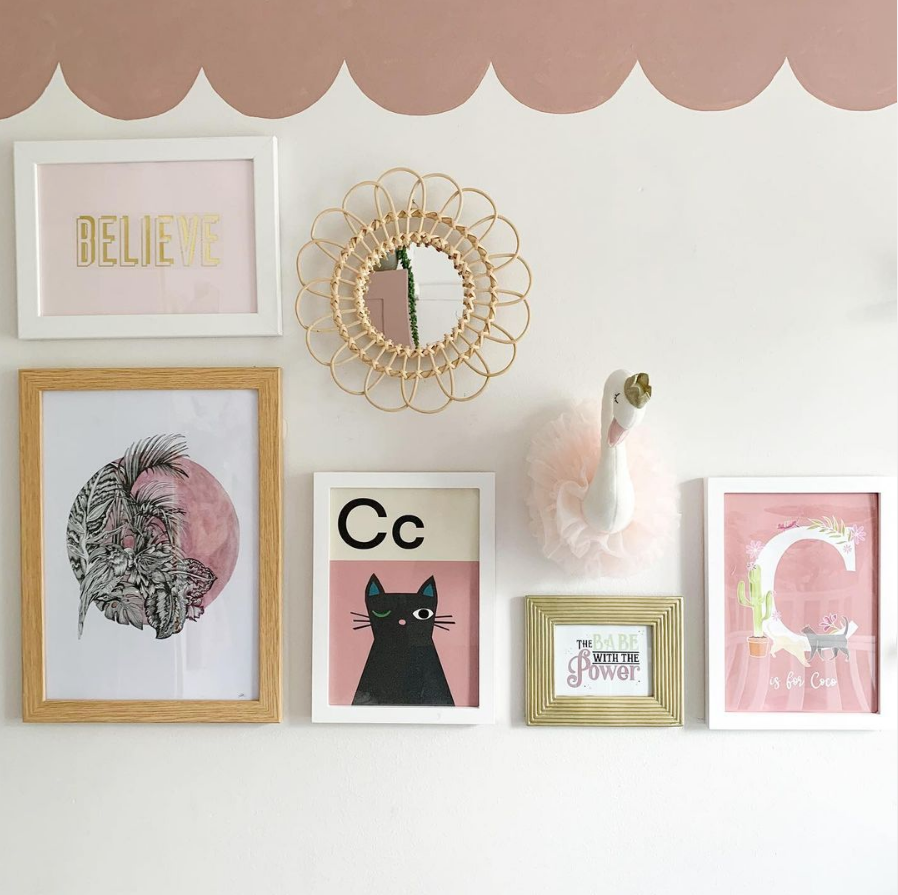 Custom colour alphabet prints