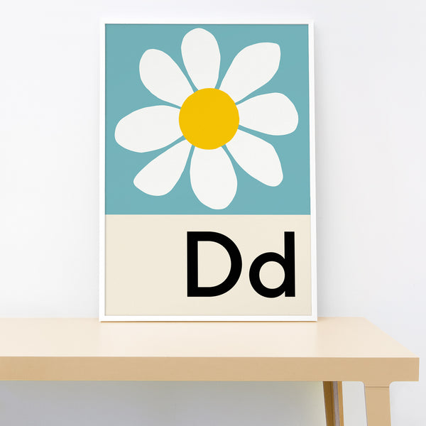 Daisy | alphabet wall print by Lorna Freytag – Lorna Freytag