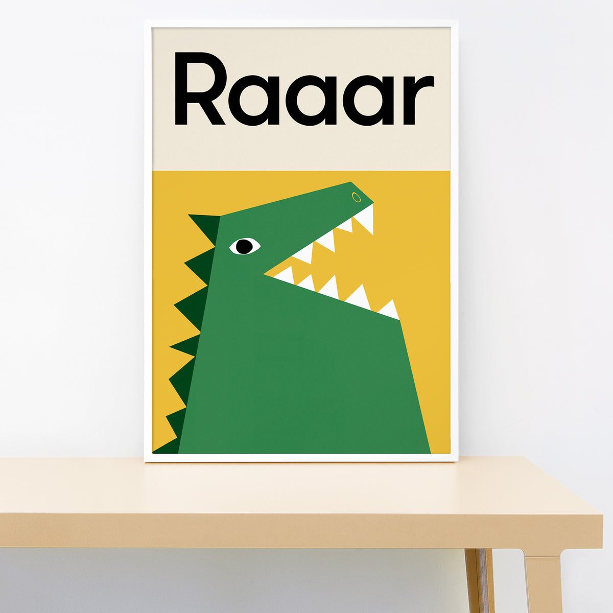 Dinosaur-Raar, animal sounds, children's wall print – Lorna Freytag ...