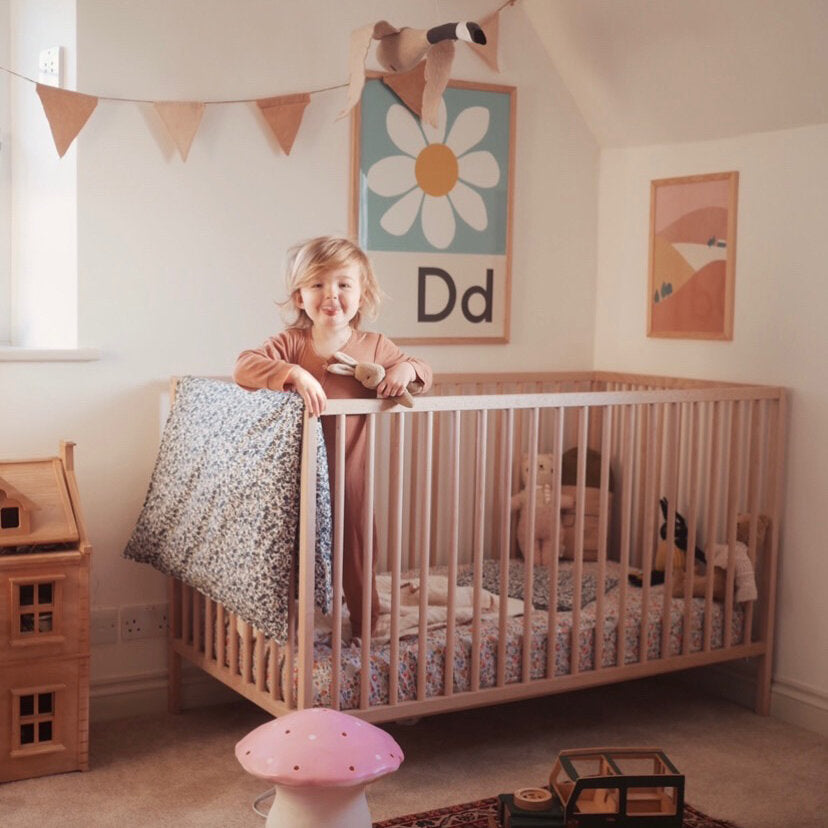 Letter D Daisy | Alphabet Wall Print for Nursery & Kids Room | Lorna ...
