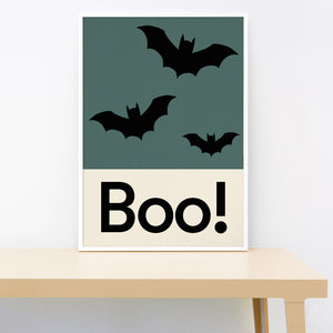 Open image in slideshow, Halloween Bats Print
