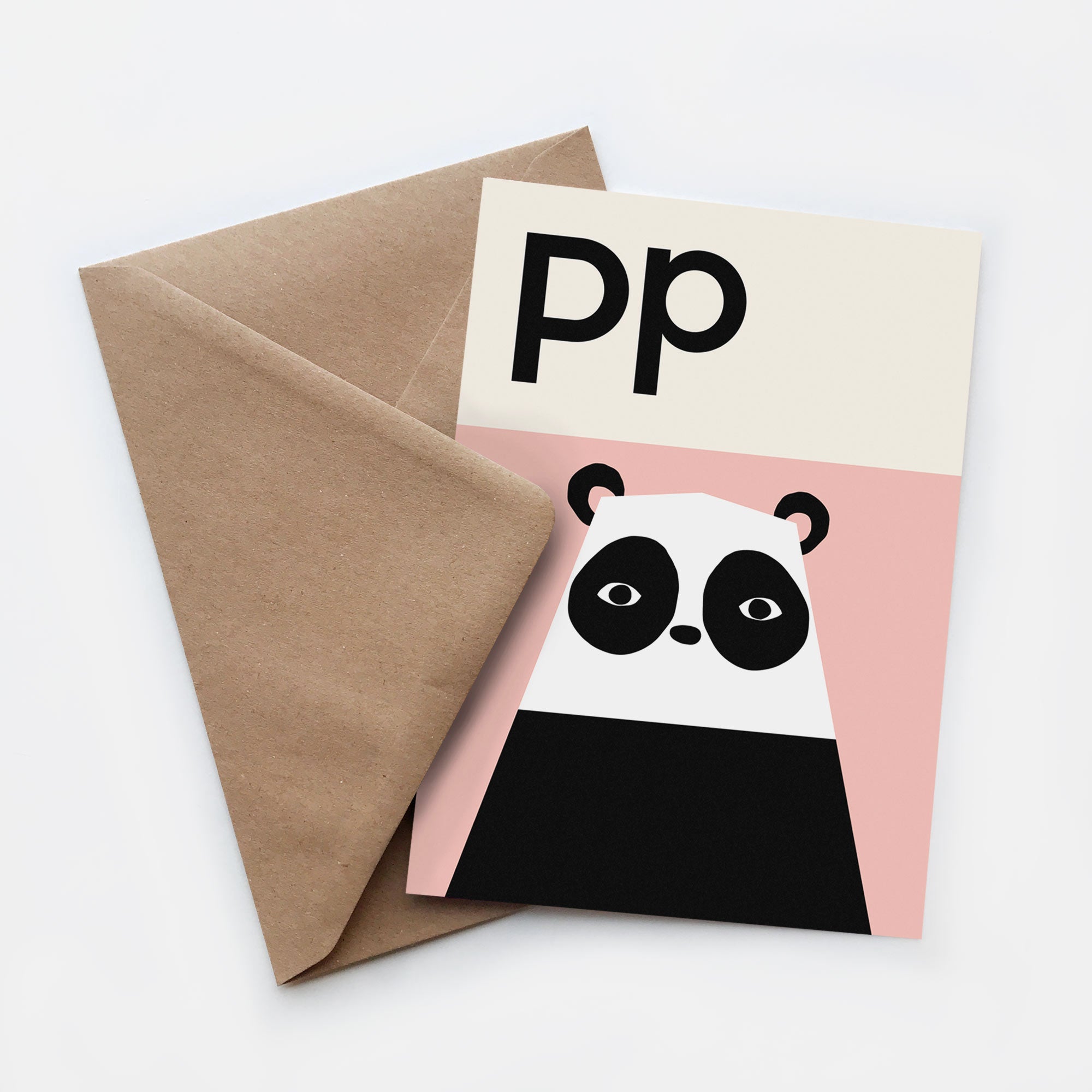 Panda greetings card – Lorna Freytag Illustration