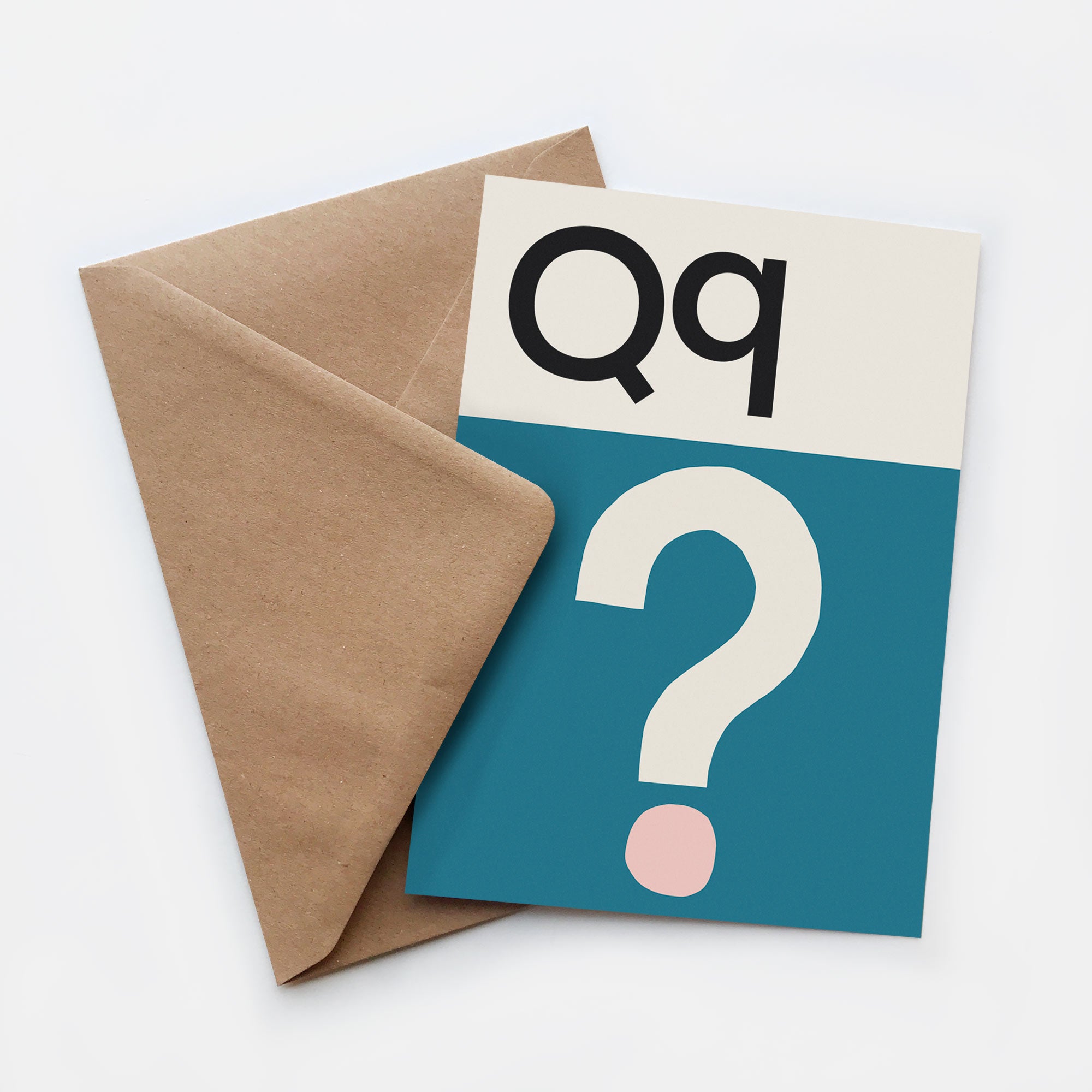 Question greetings card – Lorna Freytag Illustration