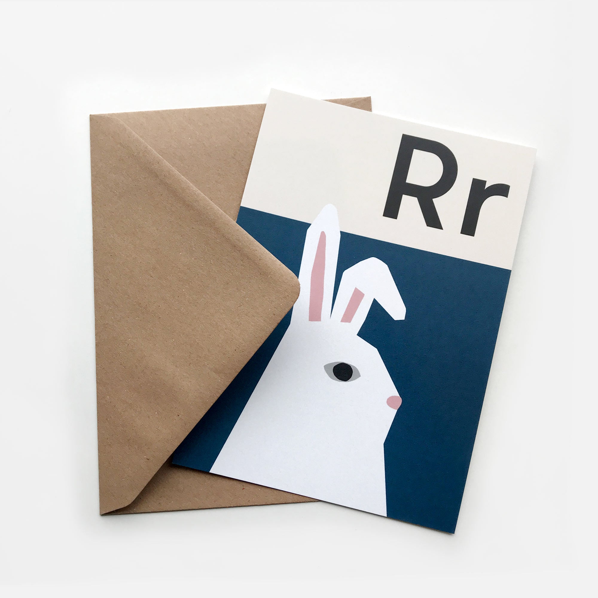 Rabbit greetings card – Lorna Freytag Illustration
