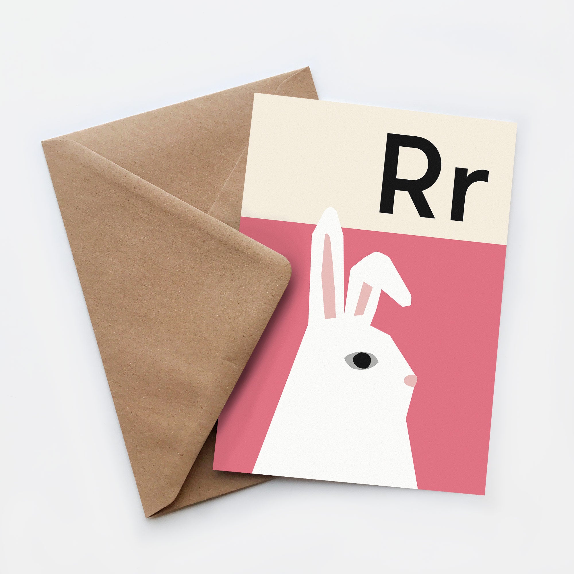 Rabbit greetings card – Lorna Freytag Illustration