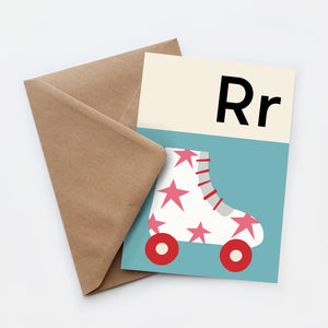 Open image in slideshow, Rollerskate card
