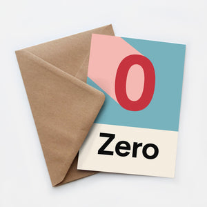Open image in slideshow, Zero card
